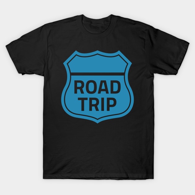 Road Trip Enthusiast Tee - Highway Sign Graphic T-Shirt - Adventure Travel Clothing - Unique Gift for Travelers T-Shirt by TeeGeek Boutique